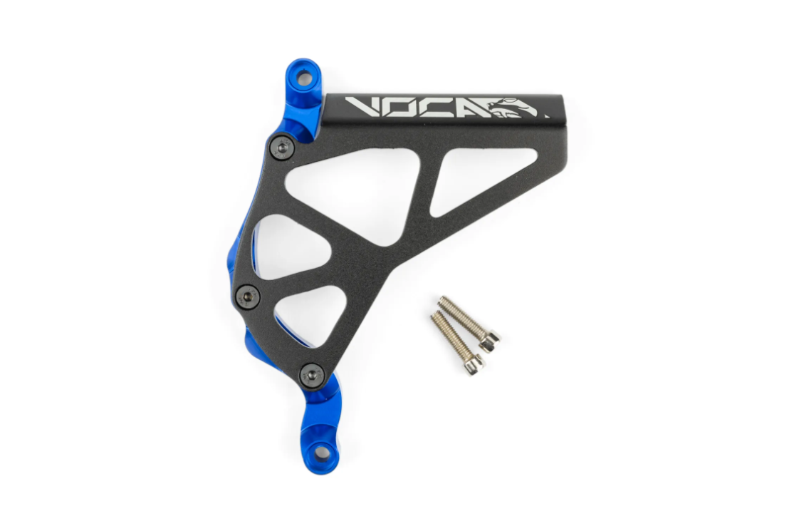 Rattaansuoja Voca AM6 Alu CNC Sininen 1 Rattaansuoja Voca AM6 Alu CNC Sininen - Image 1