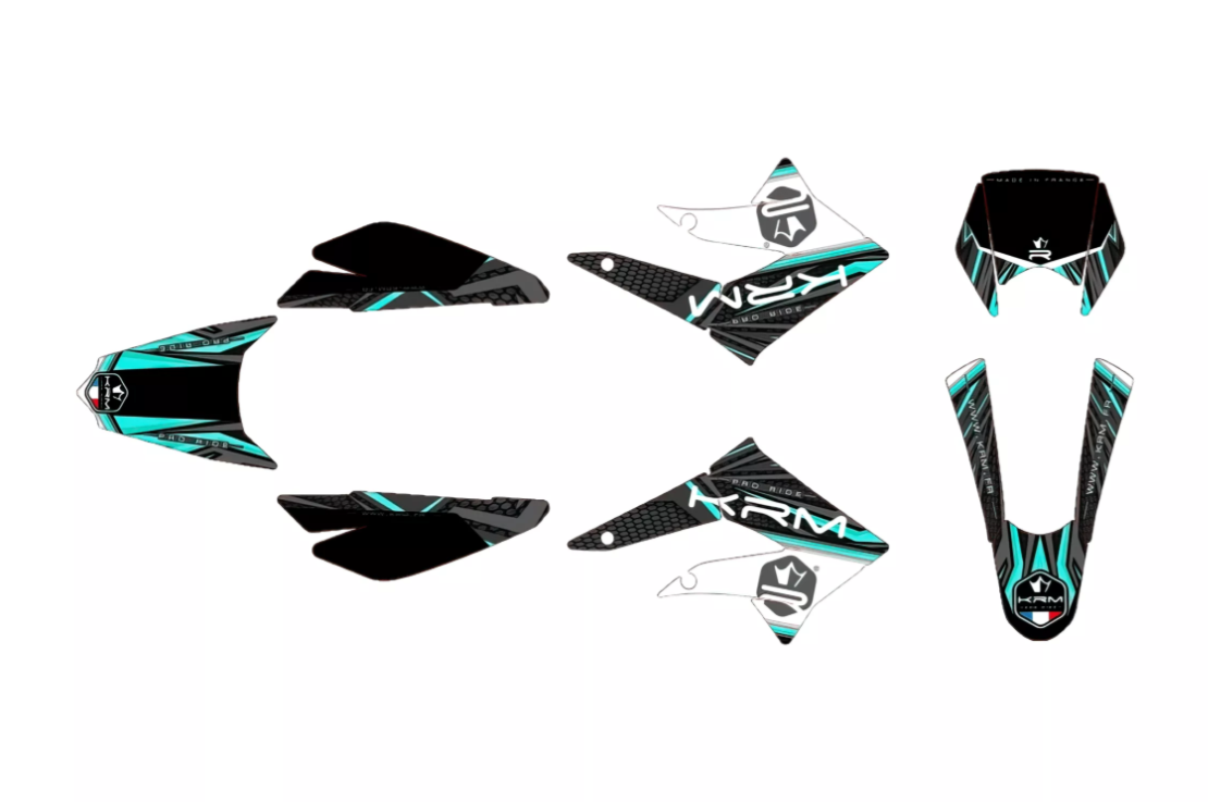 Tarrasarja KRM Turquoise Derbi X-treme 2011 - 2017 1 Tarrasarja KRM Turquoise Derbi X-treme 2011 - 2017 - Image 1