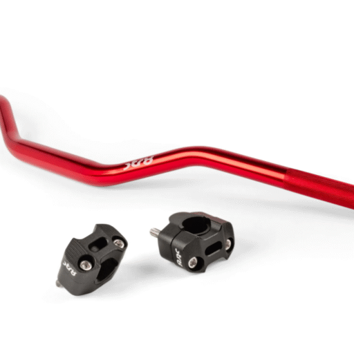 Fatbar tanko + raiserit 28mm Str8 punainen/musta