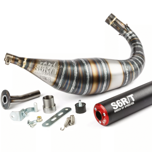 Pakoputki Stage6 R/T 90 - 100cc CNC punainen / musta Minarelli AM6