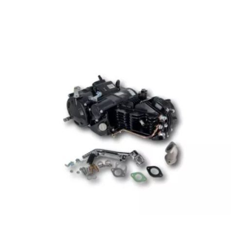 Zongshen 155cc musta moottori V2 Monkey Minicrossi